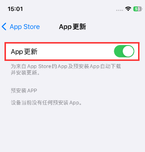 内乡苹果15维修中心如何让iPhone15APP自动更新